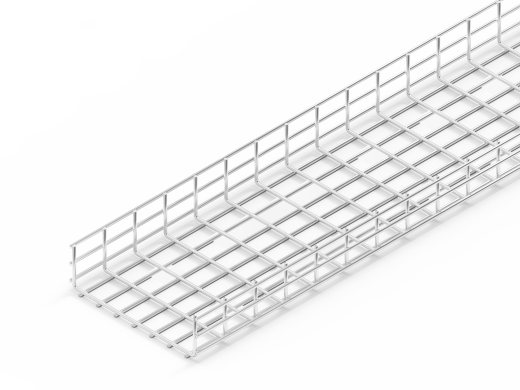 Лоток проволочный прямой усиленный диаметр проволоки 5 мм ППУ5.350.105.3000.10.5
